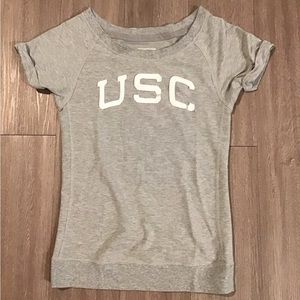 USC Short sleeve long sweatshirt Size M